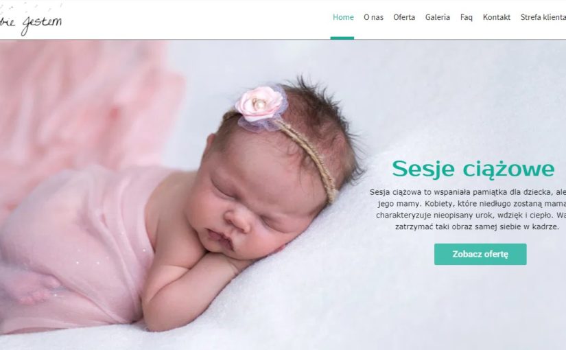 Przyjście na świat dzidziusia to czas osobliwy potrzebujemy zatrzymać ową chwile.